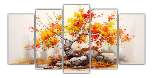 250x125cm Set 5 Artes Espectacular Profundidad A Birch Bonsa