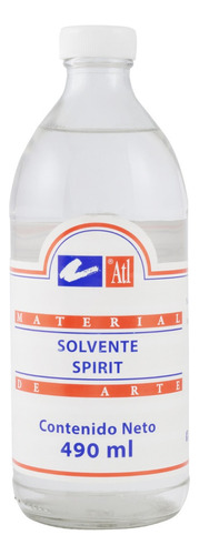 Limpiador Medio Pintura Oleo Solvente Spirit 490 Ml - Atl