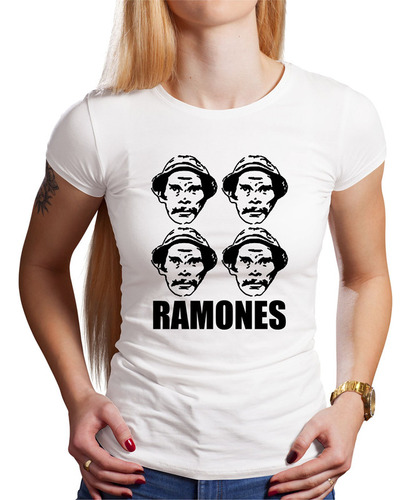 Polo Dama Ramones (d0267 Boleto.store)