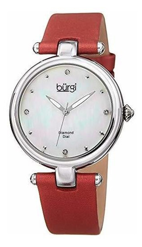 Reloj Burgi Diseñador Bur169 Mujeres S Con El Diamante Acent