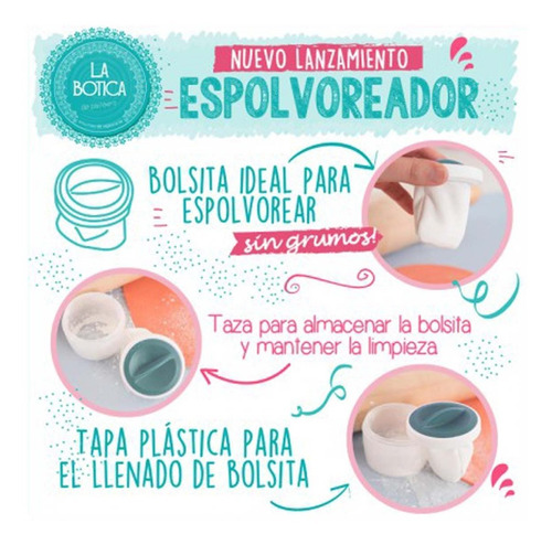 Espolvoreador Para Azucar Fecula O Polvos La Botica