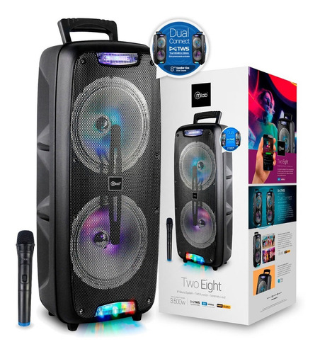 Parlante Mlab Two Eight 8 Pulgadas Bluetooth 3500w Pmpo