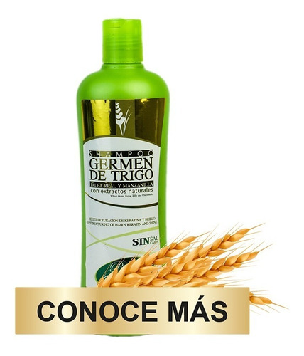 Shampoo Germen De Trigo, Jalea Real Y Manzanilla 500 Ml