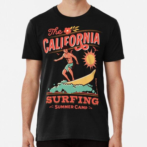 Remera Surf, Campamento De Verano De Surf En California Algo