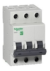 Interruptor Automatico 3p 63a C 6ka Schneider Ez9f56363