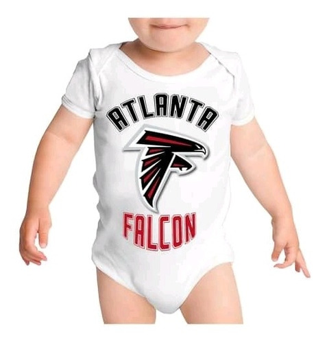 Atlanta Falcons Pañalero Personalizado Nfl Bebé Mameluco