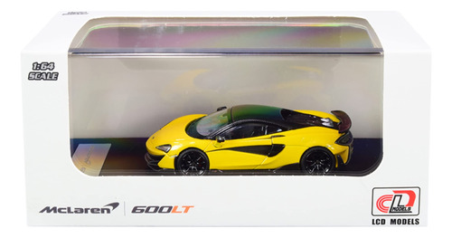 Mclaren 600lt Amarillo Metalico Parte Superior Carbono 1 64