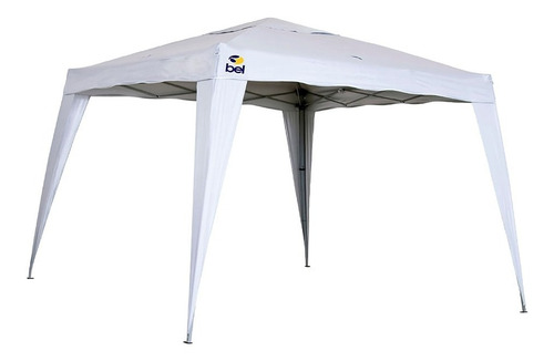 Tenda Gazebo Articulada Camping 3x3 Dobrável Branca/azul