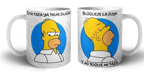 Tazas Homero Simpson Sublimadas