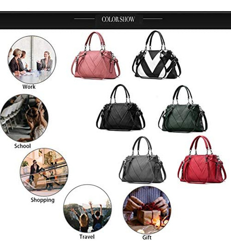Bolso De Mano Para Mujer, Bandolera Hobo, Bolsos Con Asa Sup