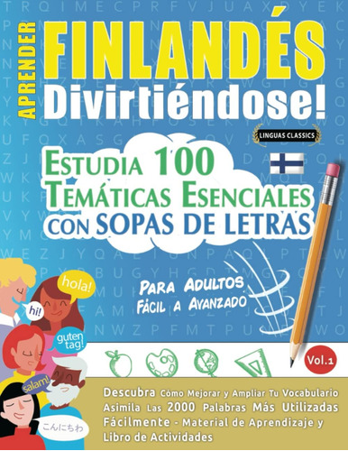 Libro: Aprender Finlandés Divirtiéndose! - Para Adultos: Fác