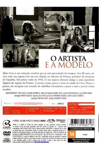 Dvd O Artista E A Modelo ( Trueba / Claudia Cardinale ) Novo