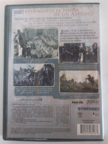Juego Fisico Pc - Assasins Creed - Director Cut (Usado)