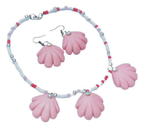Conjunto Barbie Collar Y Aretes De La Pelicula