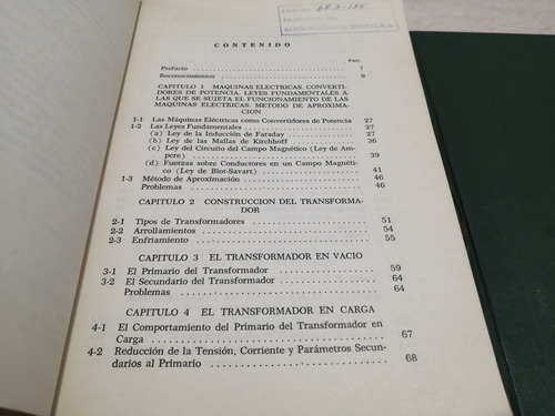 Principios De Maquinas De Corriente Continua+1afin (Usado)