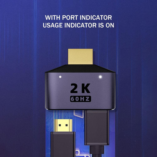 Convertidor Adaptador Divisor Hdmi Macho A Doble Hdmi