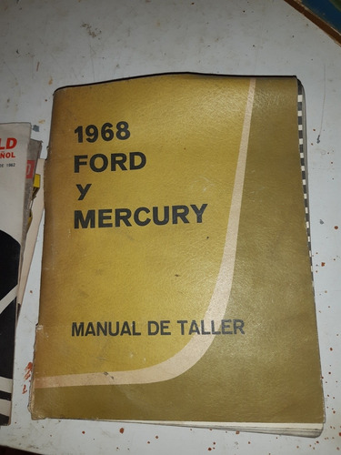 Catalogo Nanual De Taller 1968 Ford Y Mercury