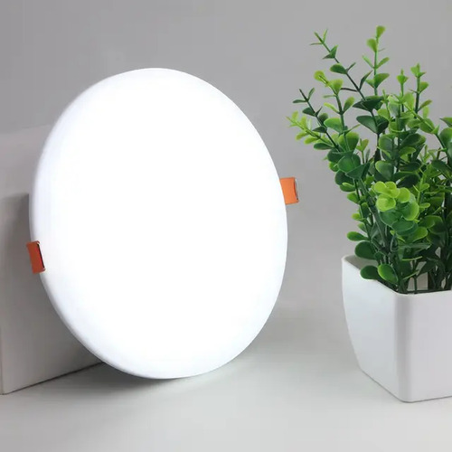 Lámpara Panel Led Empotrar Borde Infinito 18w Redonda 6500k