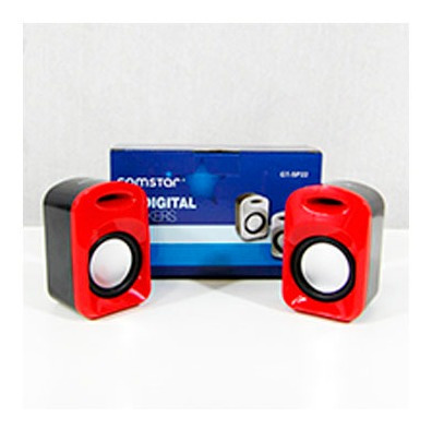 Parlante Comstar Usb Sp22 Rojo - Tecsys