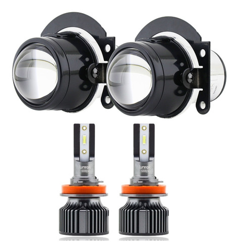 Par Farol Projetor 2.5  Bixenon+ Par Lâmpada 12000lm Led H11