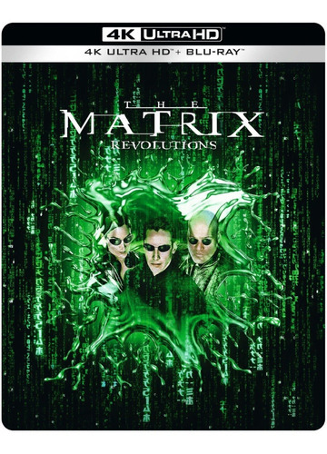 Matrix 3 Tres Revoluciones Steelbook Pelicula 4k Ultra Hd