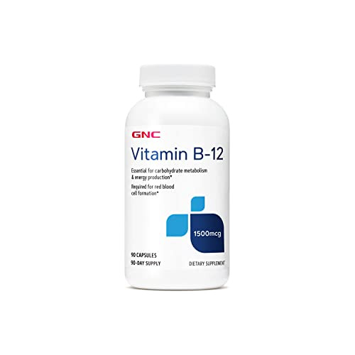 Gnc Vitamina B-12 1500mcg, 90 Cápsulas, Soporta La W2yye