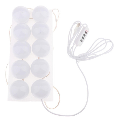 Luces Espejo Tocador 10 Bombillas 45x45x49mm