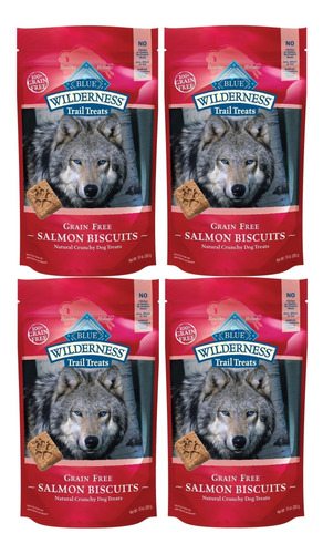 Blue Buffalo Wilderness Trail Treats Grain Free Salmon Bisc.