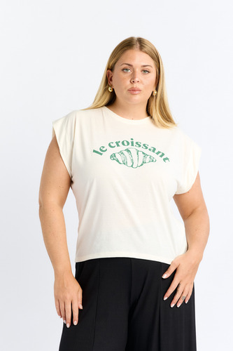 Remera Mujer Manga Corta Estampada Algodon Canchera Comoda