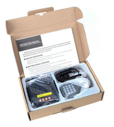 Imagem 7 de 7 de Rádio Amador Qyt Kt8900 Dual Band Uhf Vhf 25w 8900 Py Carro.