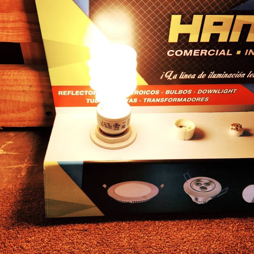 Bombillo Ahorrador De Energía Espiral Luz Cálida 20w 2700k