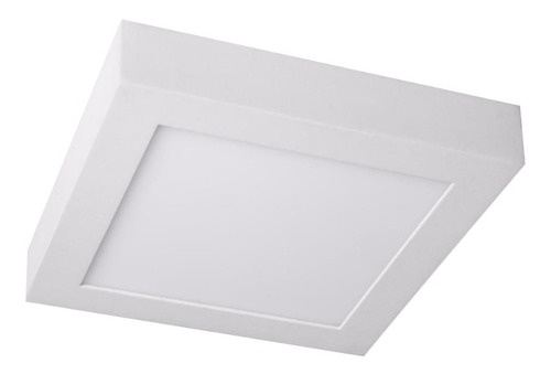 Pack 10 Panel Led 18w Aplicar Cuadrado Calidos Frios