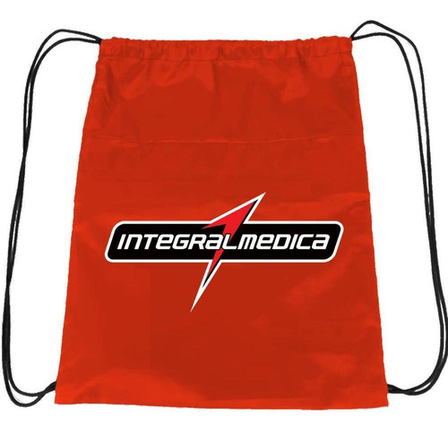 Mochila Saco Esportiva Impermeavel Vermelho Integralmédica