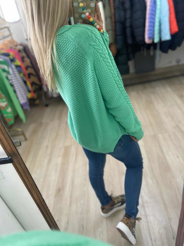 Sweater Tramado Colores Mujer The Big Shop