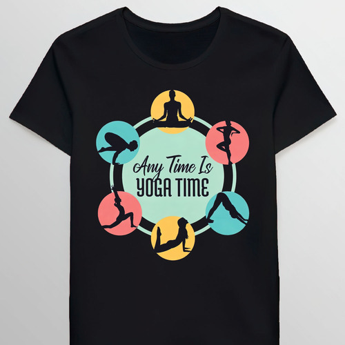 Remera Any Time Is Yoga Time 101