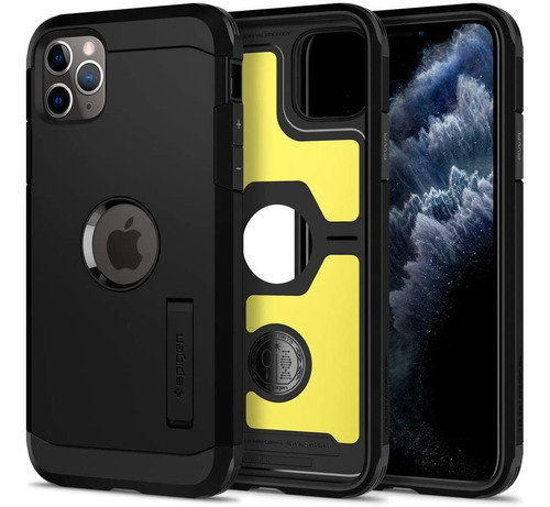 Funda Spigen Tough Armor Para iPhone 11 Pro 2019 - Negro