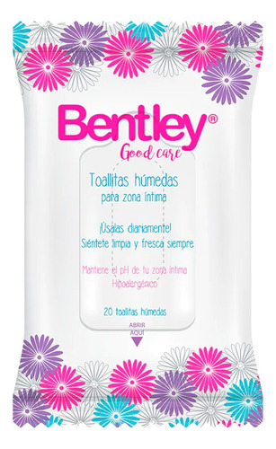 Toallitas Humedas Intimas 20u Bentley