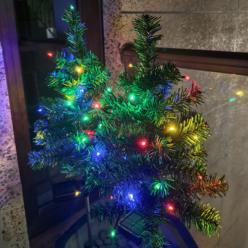 Ilumina El Árbol De Navidad, Jardín Con Energía Solar, Pati