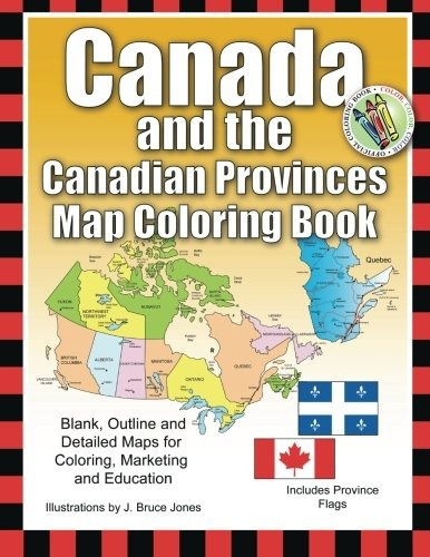 Canada And The Canadian Provinces Map Coloring Book