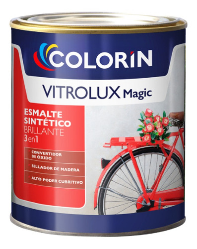 Esmalte Sintetico Blanco Brillante Vitrolux Magic 3en1 1 Lt