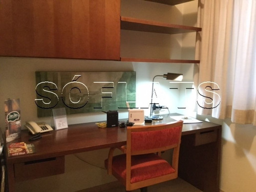 Imagem 9 de 15 de Flat Fora Do Pool, 1 Dorm E 1 Escritório, Nos Jardins, Com Fácil Acesso A Paulista - Sf33977