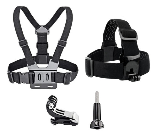 Kit Arnés Soporte De Pecho Cintillo Gopro Y Otras Adaptador 