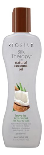 Tratamiento Sin Enjuague Silk Therapy Con Aceite De Coco Nat