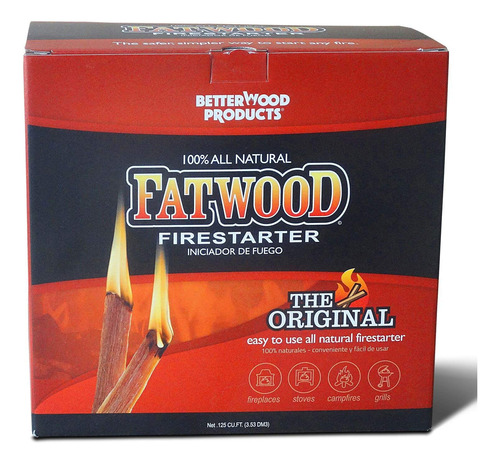 Betterwood 10lb Fatwood Natural Pine Firestarter (1 Paq...