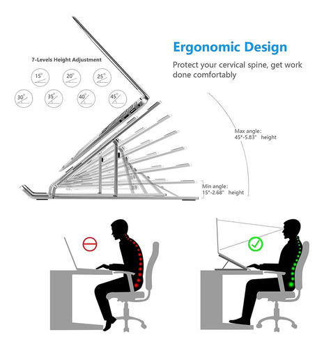 De Base Soporte Para Laptop Tableta Portátil Ajustable