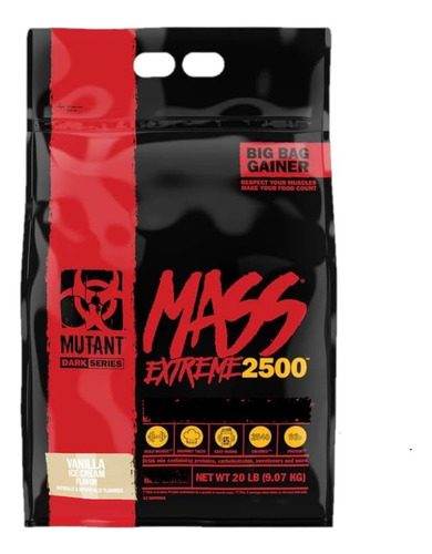 Mutant Mass 20lb Whey Protein Ganador De Masa