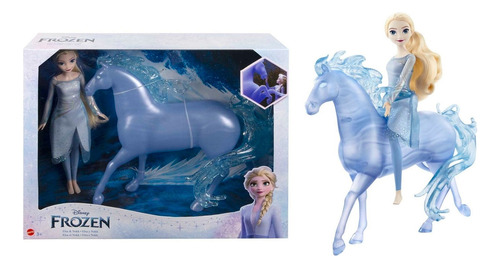 Boneca Elsa E Cavalo Nokk - Princesas Disney Frozen - Mattel