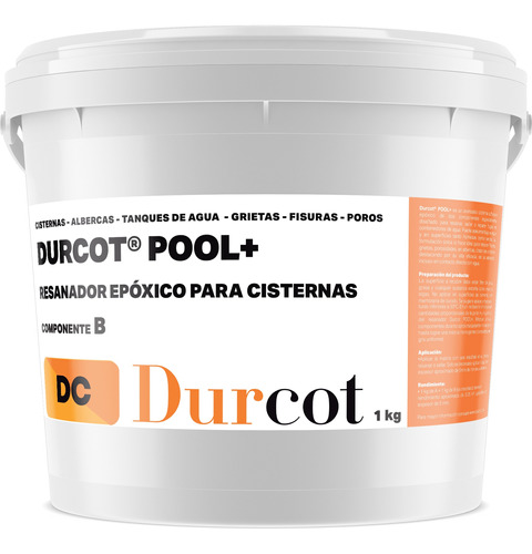 Sellador De Cisternas Albercas Antifugas - Durcot Pool+ 2kg