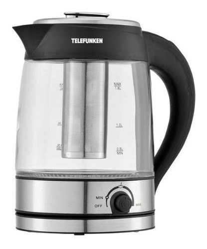 Pava Eléctrica Telefunken Pe800 Jarra Vidrio 1.8lt Mate Cafe