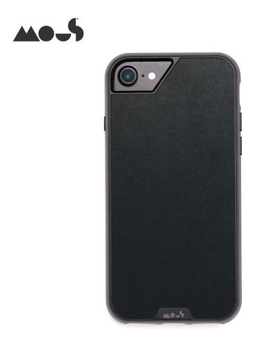 Carcasa iPhone Ultra Protectora - Mous - Cuero Negro
